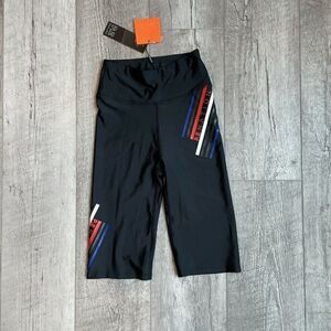 P.E NATION Charging Serve Bike Shorts Black SMALL‎